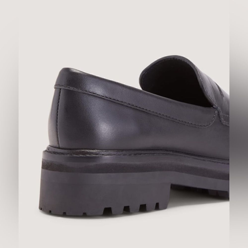 Everlane Black Lug Sole Penny Loafers - Picture 3 of 6
